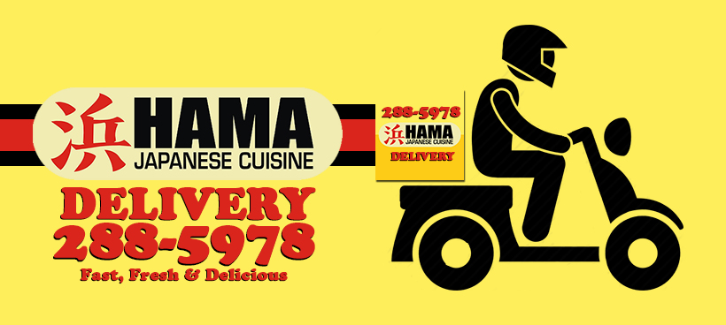 Hama Restaurant we deliver!